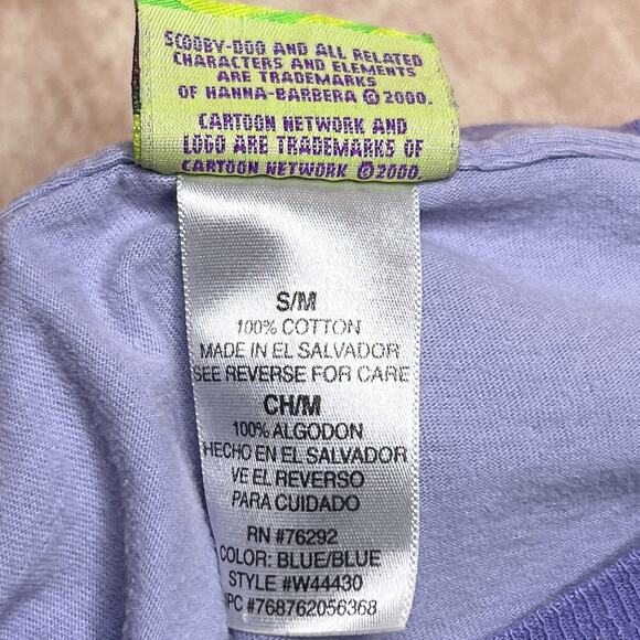 Vintage Y2K Cartoon Network Scooby-Doo Morning Madness Oversized Pajama Shirt - Picture 5 of 9